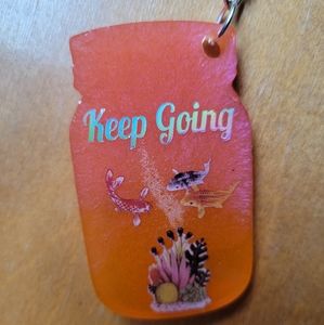 Mason jar keychain